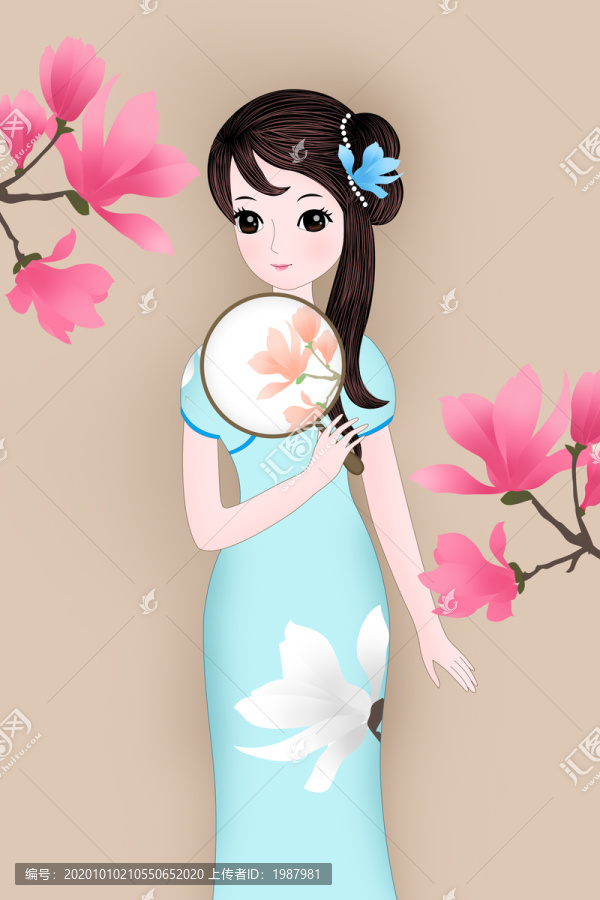 旗袍女孩