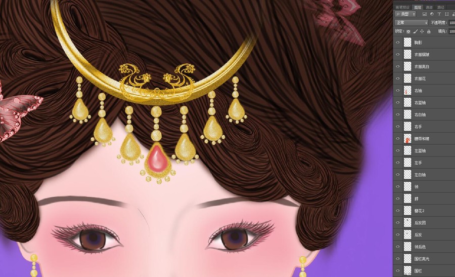 養(yǎng)顏阿膠糕固元膏包裝插畫
