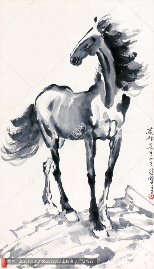 徐悲鴻,徐悲鴻立馬圖