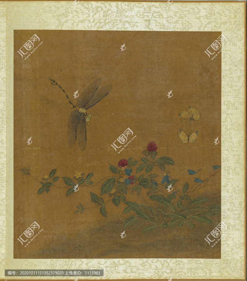 王淵寫(xiě)生昆蟲(chóng)花卉