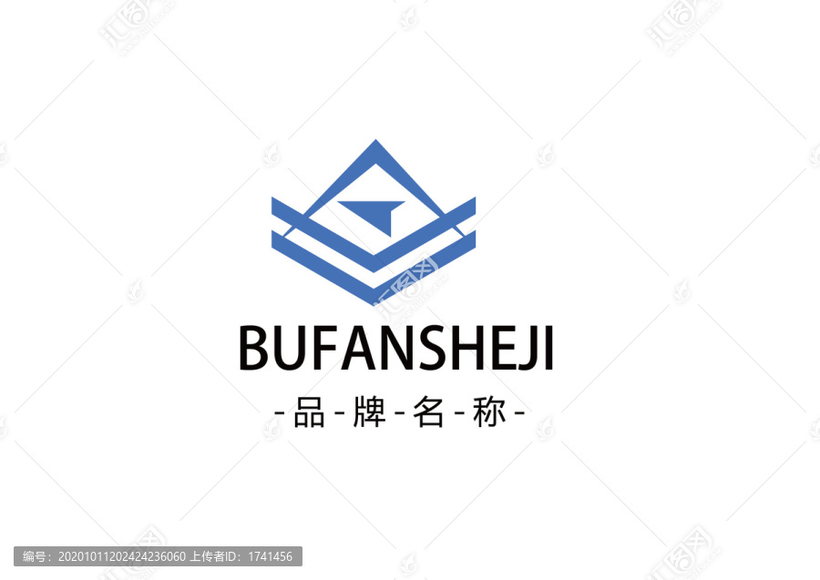 几何图形标志logo