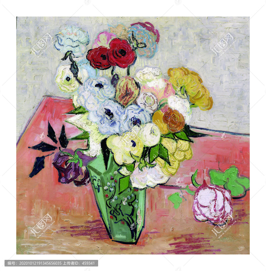 文森特·威廉·梵·高欧式写实花卉油画