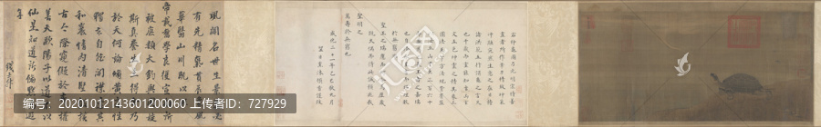 張珪,神龜圖全卷