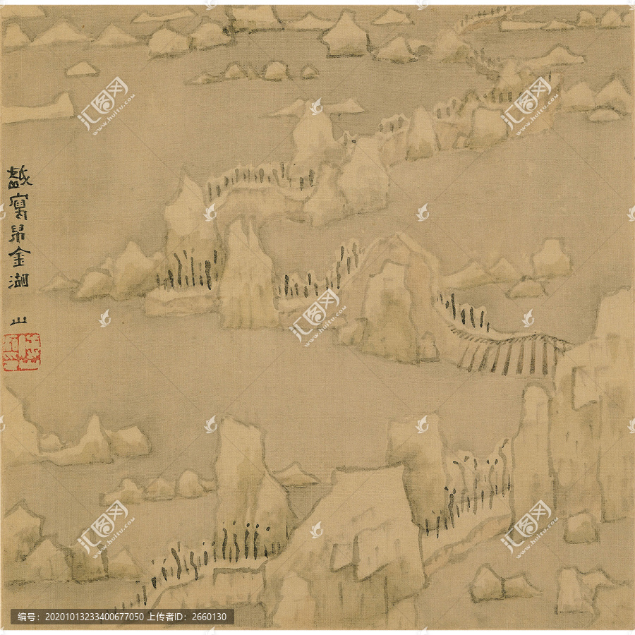 傅山山水國(guó)畫