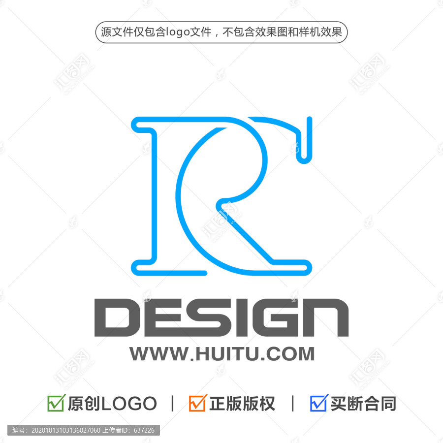 字母RC组合标志