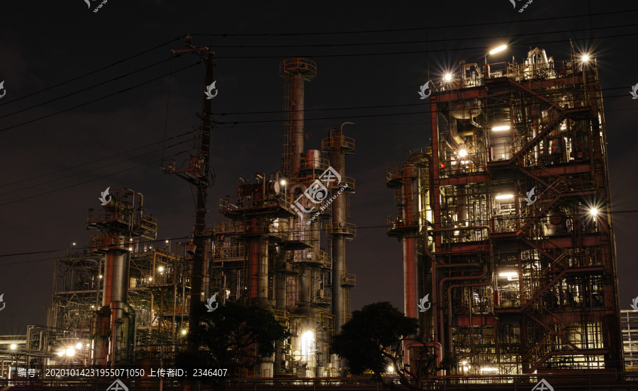 上海城市夜景5G智能城市素材