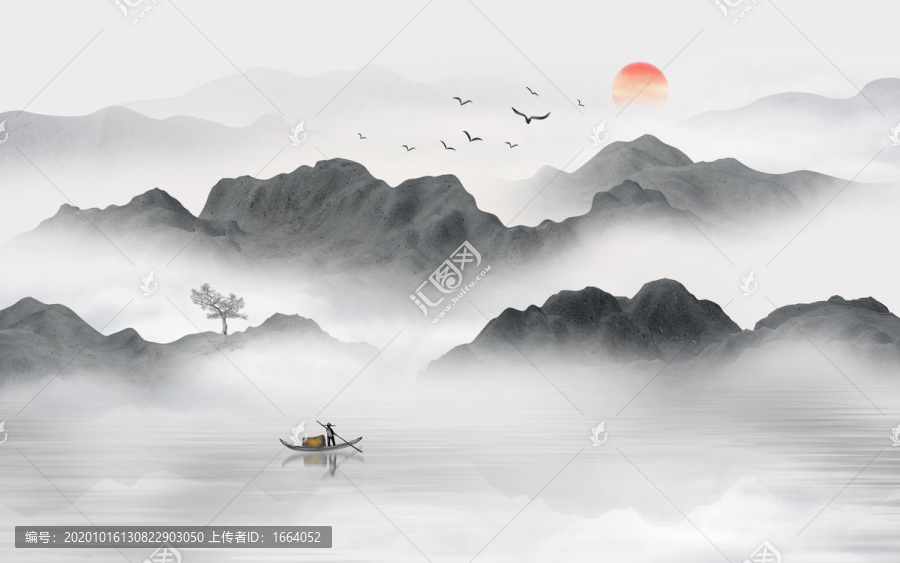 中式山水畫