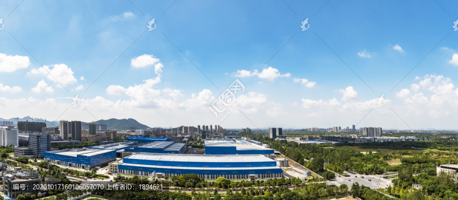 杭州余杭临平山北经济开发区全景