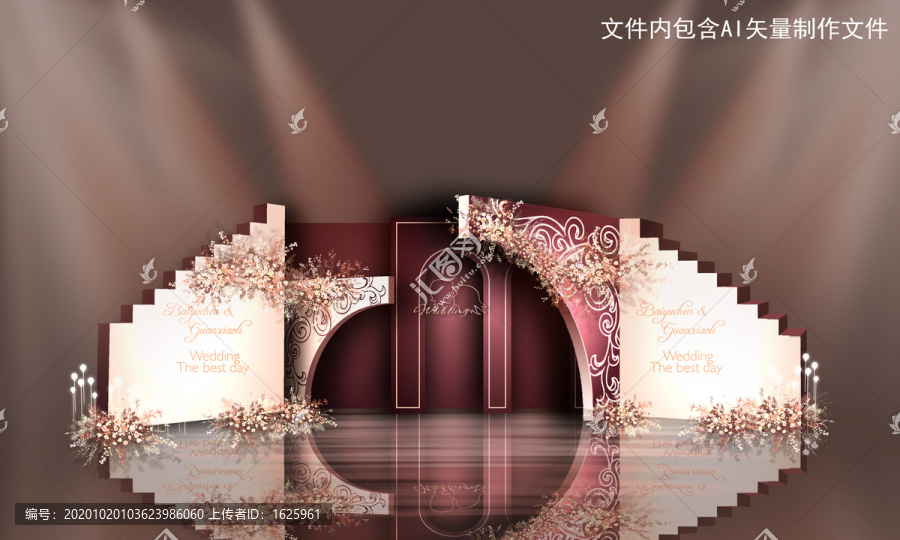 香檳紅色系婚禮