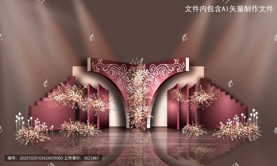 香檳紅色系婚禮