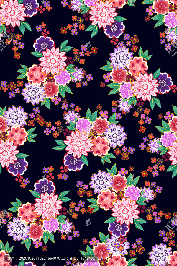 民族風(fēng)花卉圖案