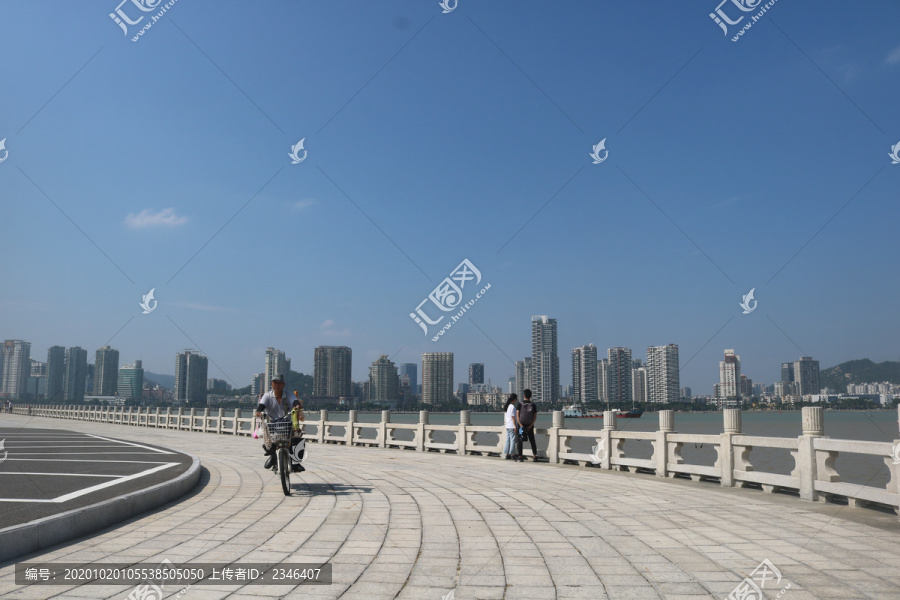 珠海澳门风光与珠海日月贝大剧院