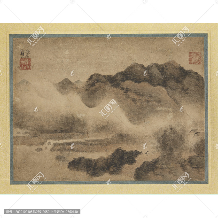 高然暉山水圖