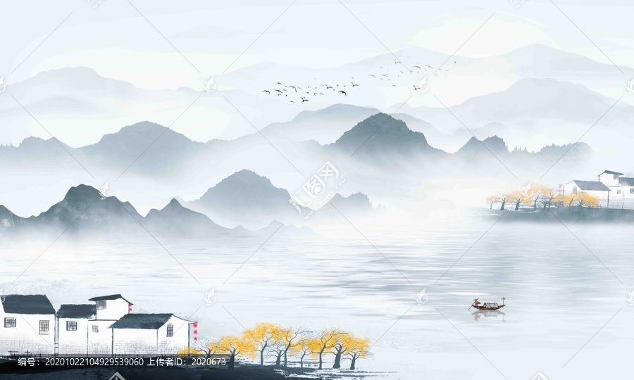 新中式山水