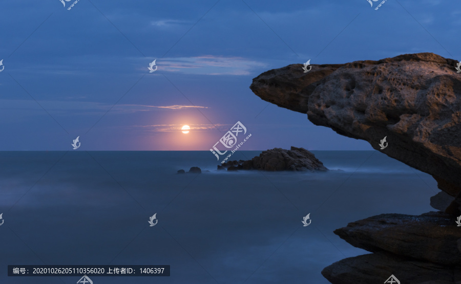 海上生明月风景画