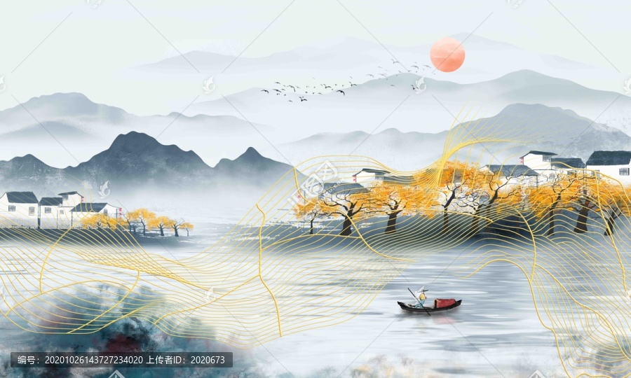 古風(fēng)山水畫