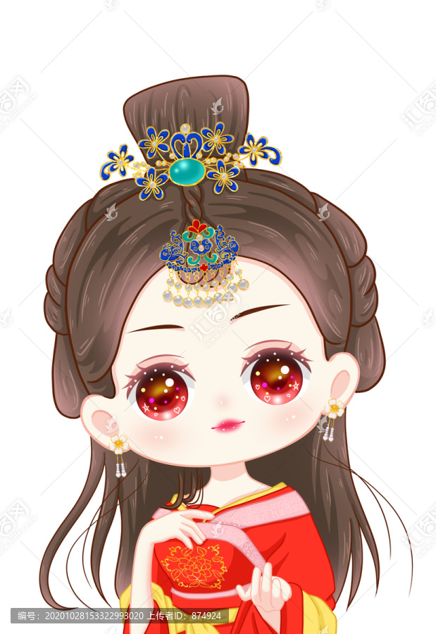 古風插畫女孩