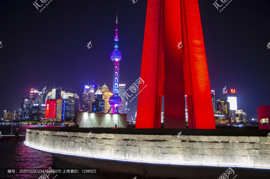 上海东方明珠夜景