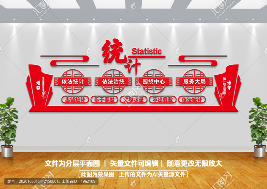 統(tǒng)計(jì)文化墻
