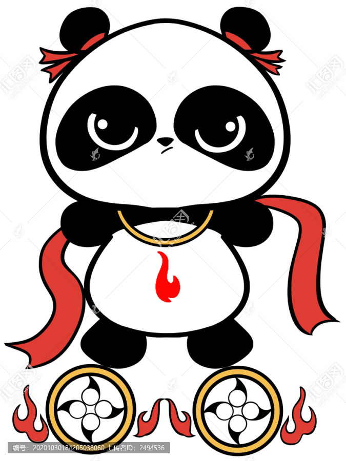 熊貓風(fēng)火輪