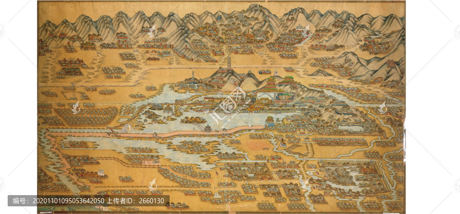 樊圻三山五園圖