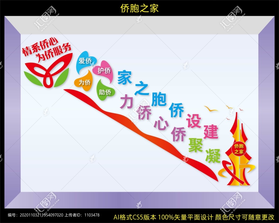樓道僑聯(lián)文化墻