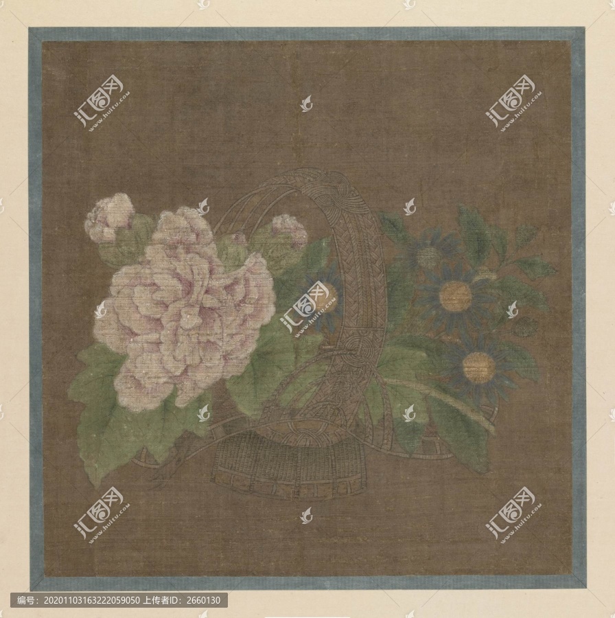 趙昌花籃圖