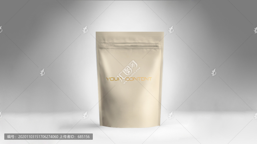 牛皮紙袋食品包裝袋樣機