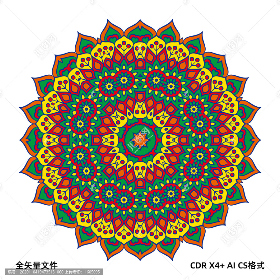 圓形傳統(tǒng)花紋