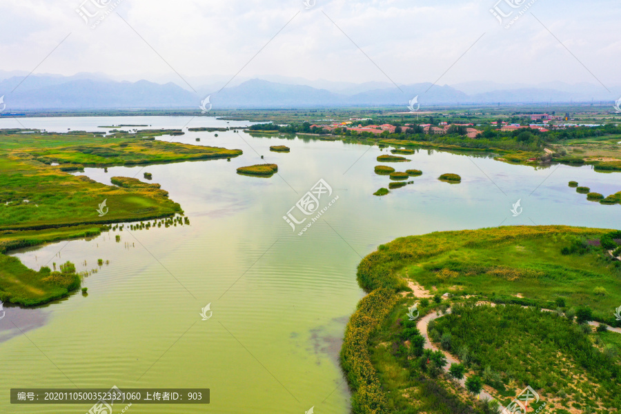 沙湖美景