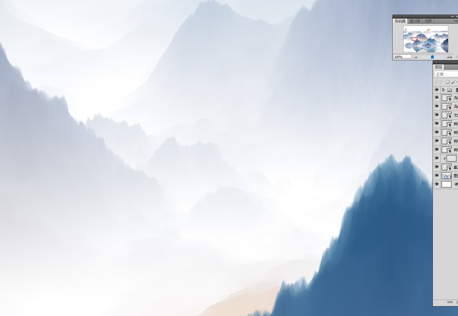 新中式山水畫(huà)