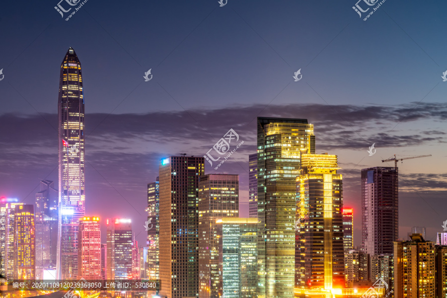 深圳CBD夜景