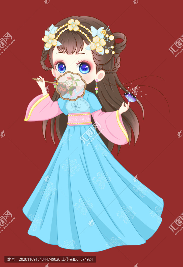 古風(fēng)漢服女孩