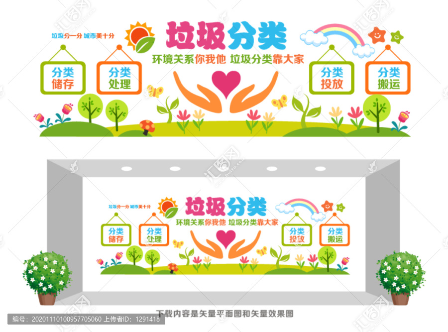 垃圾分類文化墻