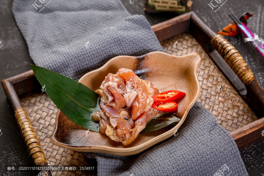 柚子风味鸡腿肉