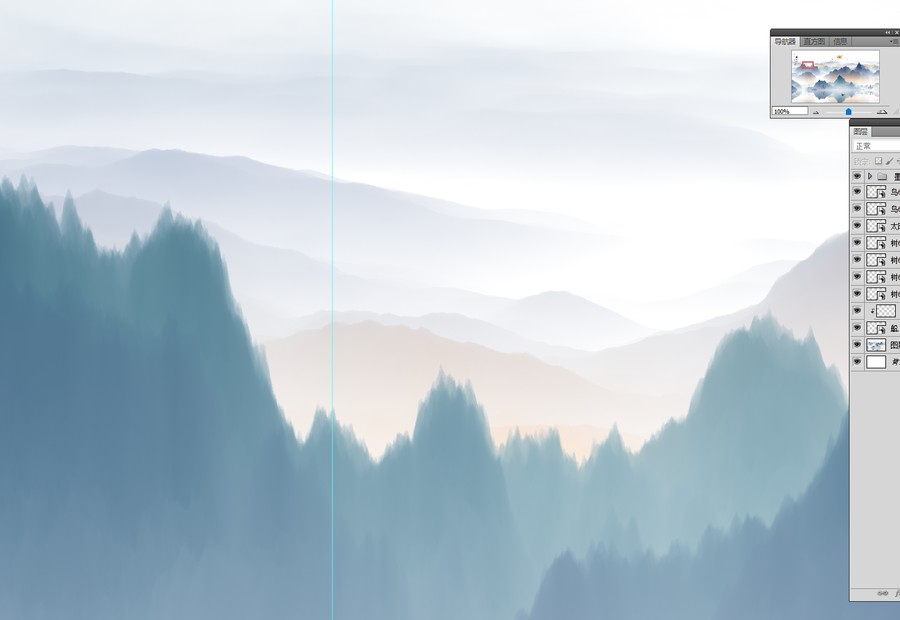 連綿群山