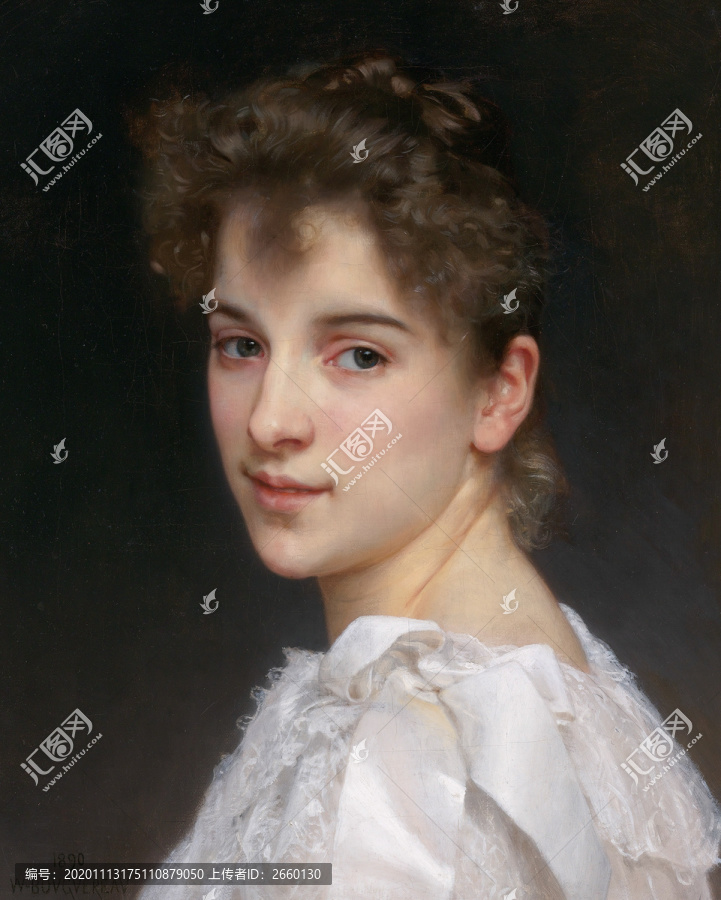 皮埃尔·奥古斯特·库特欧洲女士肖像