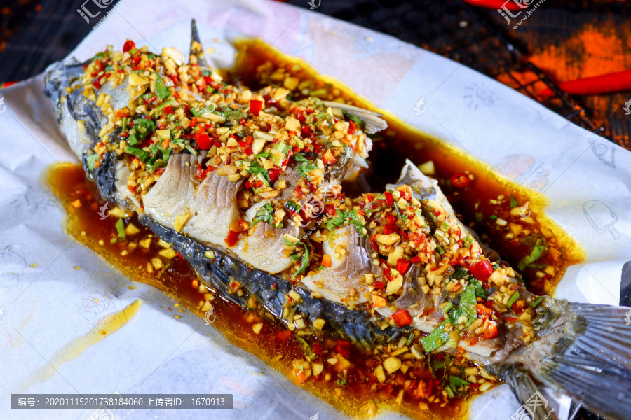 烤鯽魚