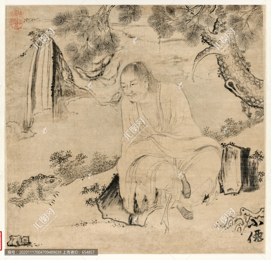 吳偉劉海蟾圖