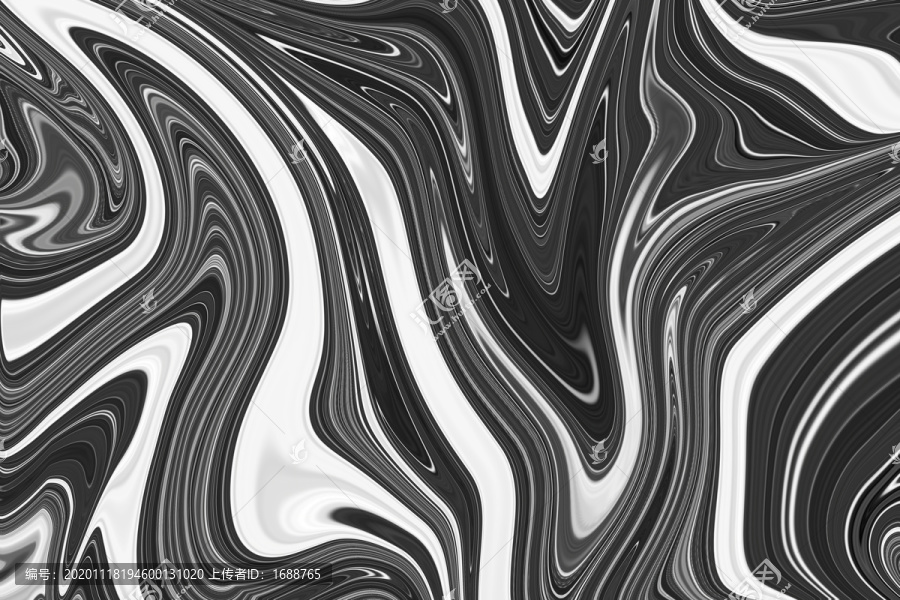 黑白水墨大理石紋理