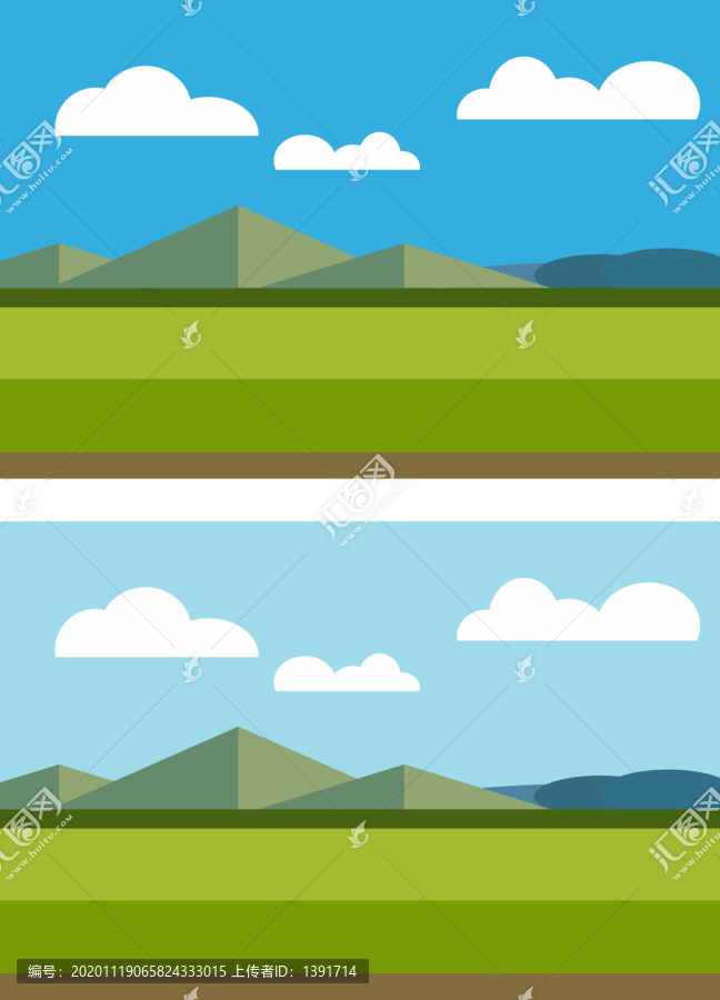 扁平化風(fēng)景