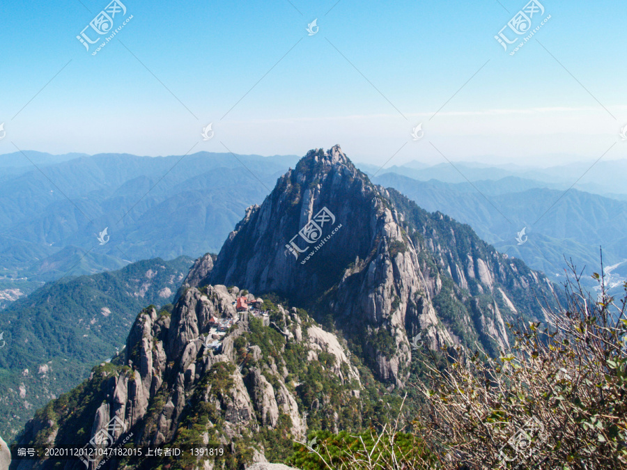 安徽黄山风景区天都峰