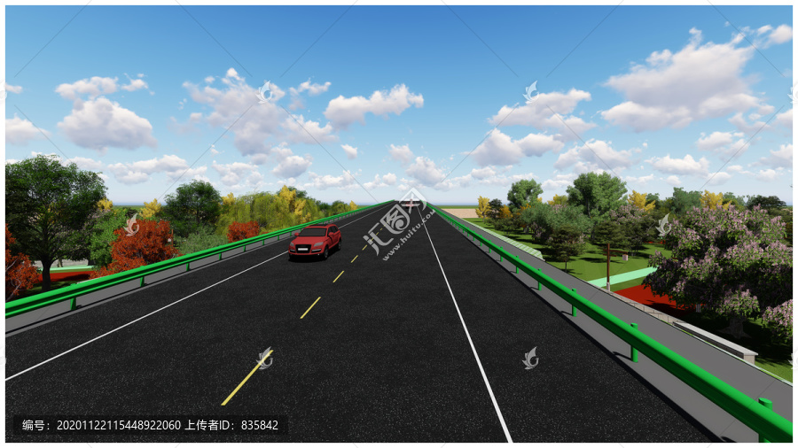 道路效果圖