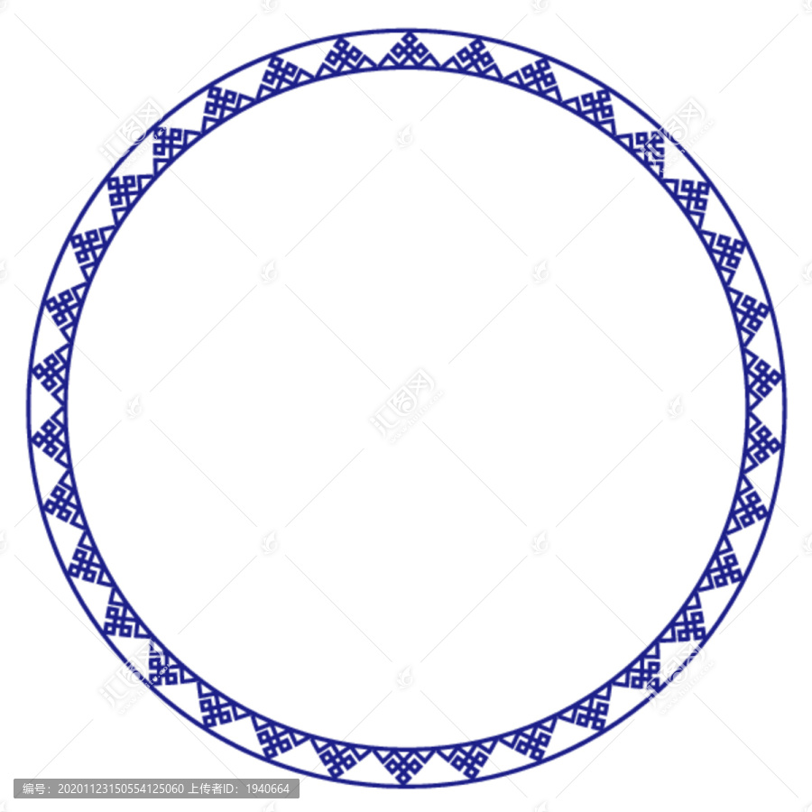 傳統(tǒng)花紋矢量