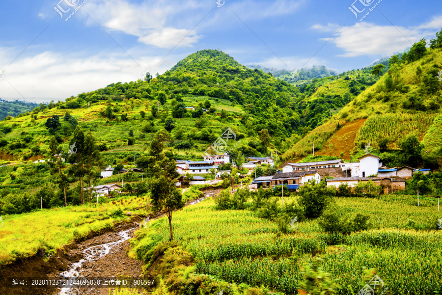 山村梯田