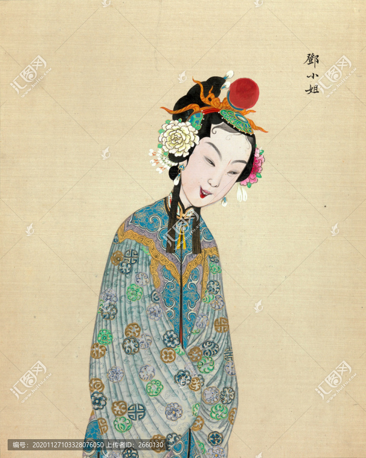 郎世寧鄧小姐臉譜