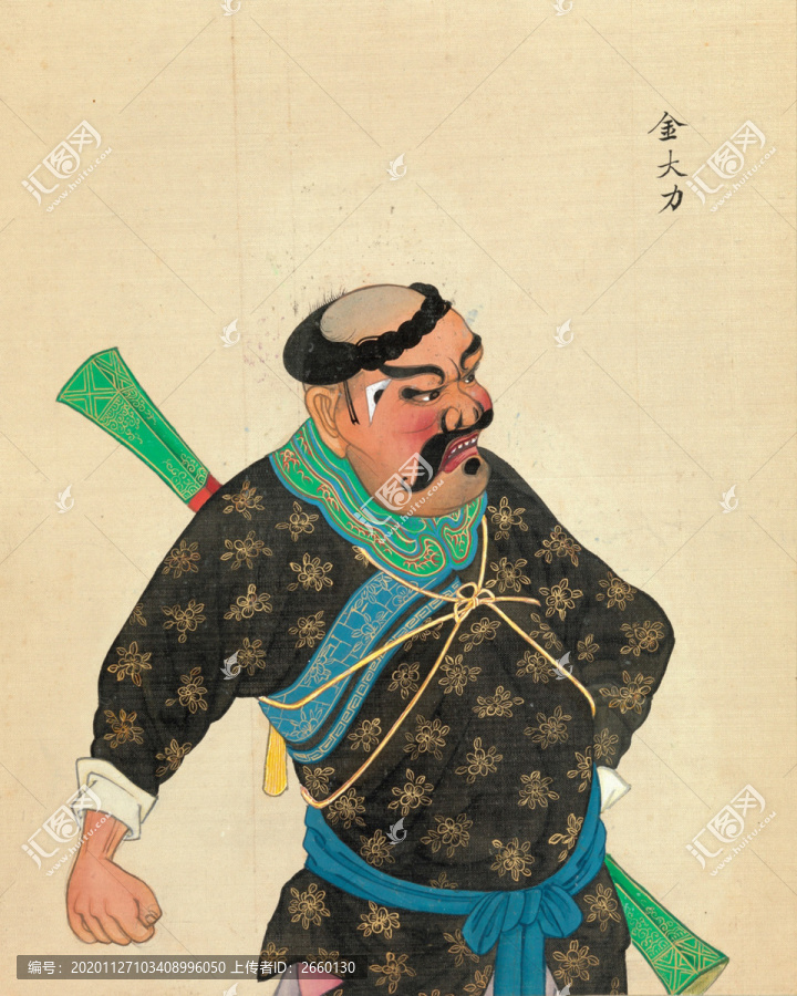 郎世寧金大力臉譜