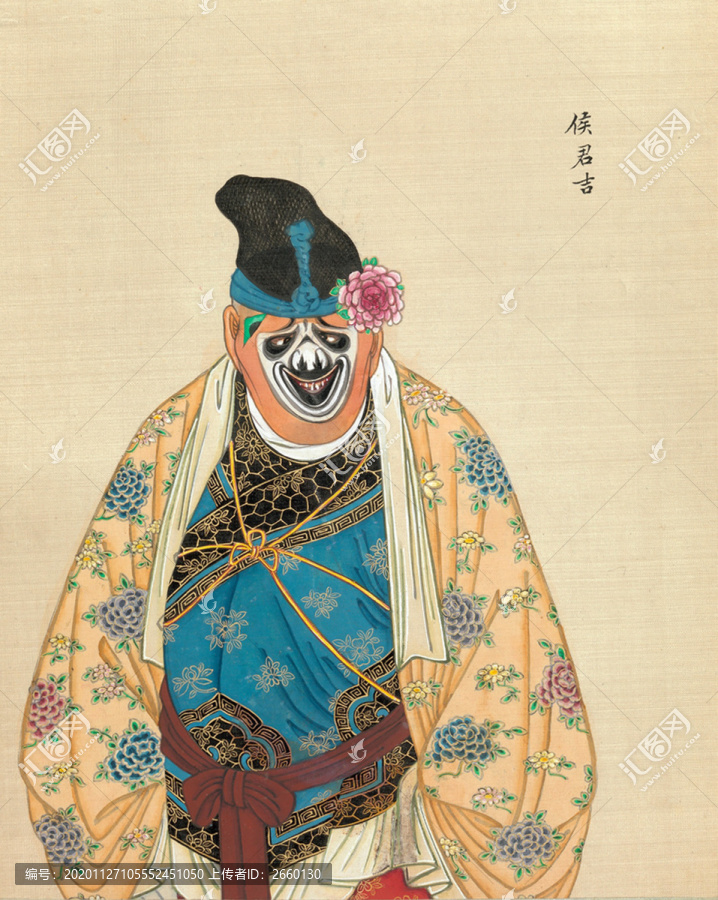 郎世寧侯君吉臉譜