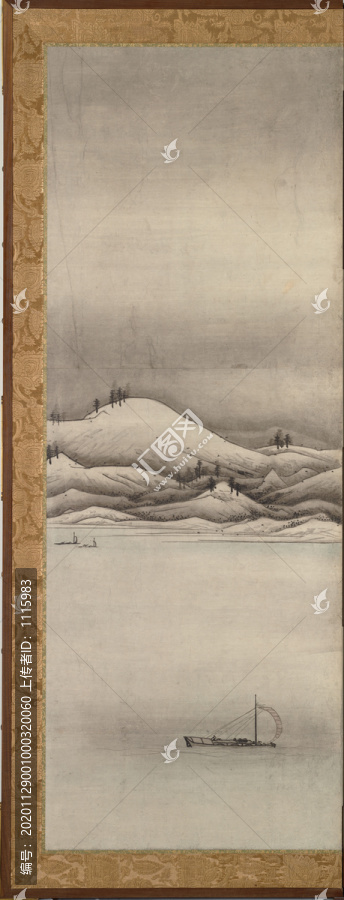 云谷等顏安土桃山山水圖屏風(fēng)第一屏畫冊(cè)