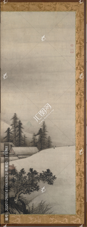 云谷等顏安土桃山山水圖屏風(fēng)第一屏畫冊(cè)